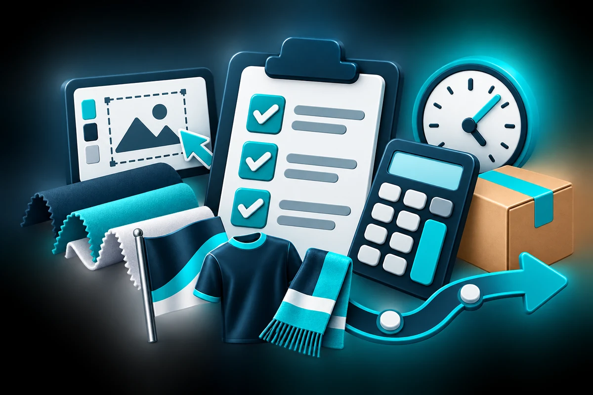 Request a quote for custom merchandise production