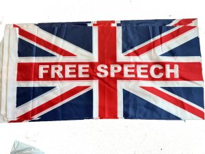 FREE SPEECH FLAGS 4x2ft Sleeve for Pole, Great for Demonstrations